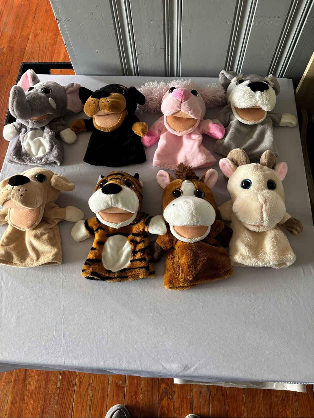Assorted Plush Animal Hand Puppet Set -  excellent shape